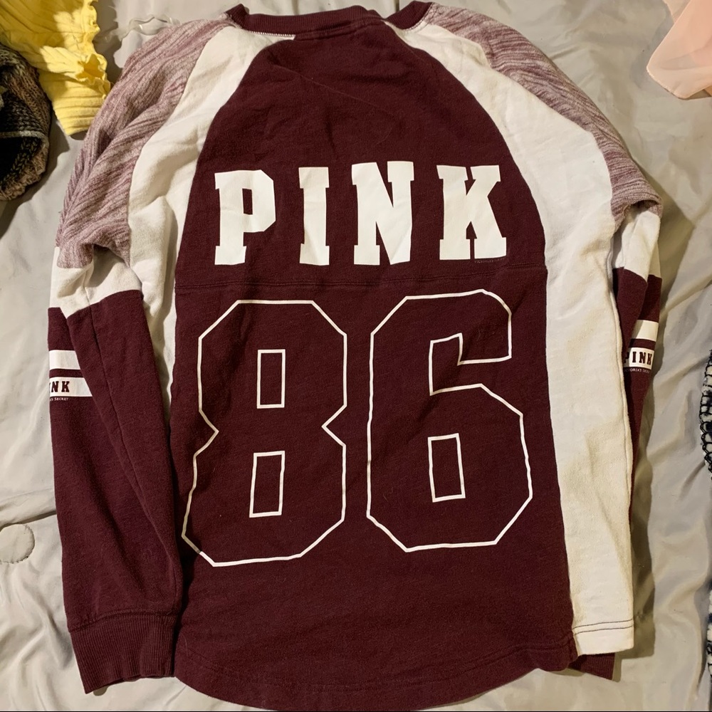 Pink/VS long sleeve shirt